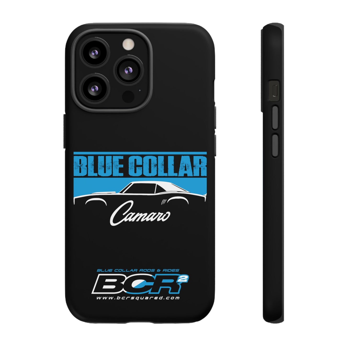 Blue Collar 1st Gen Camaro Black Phone Cases