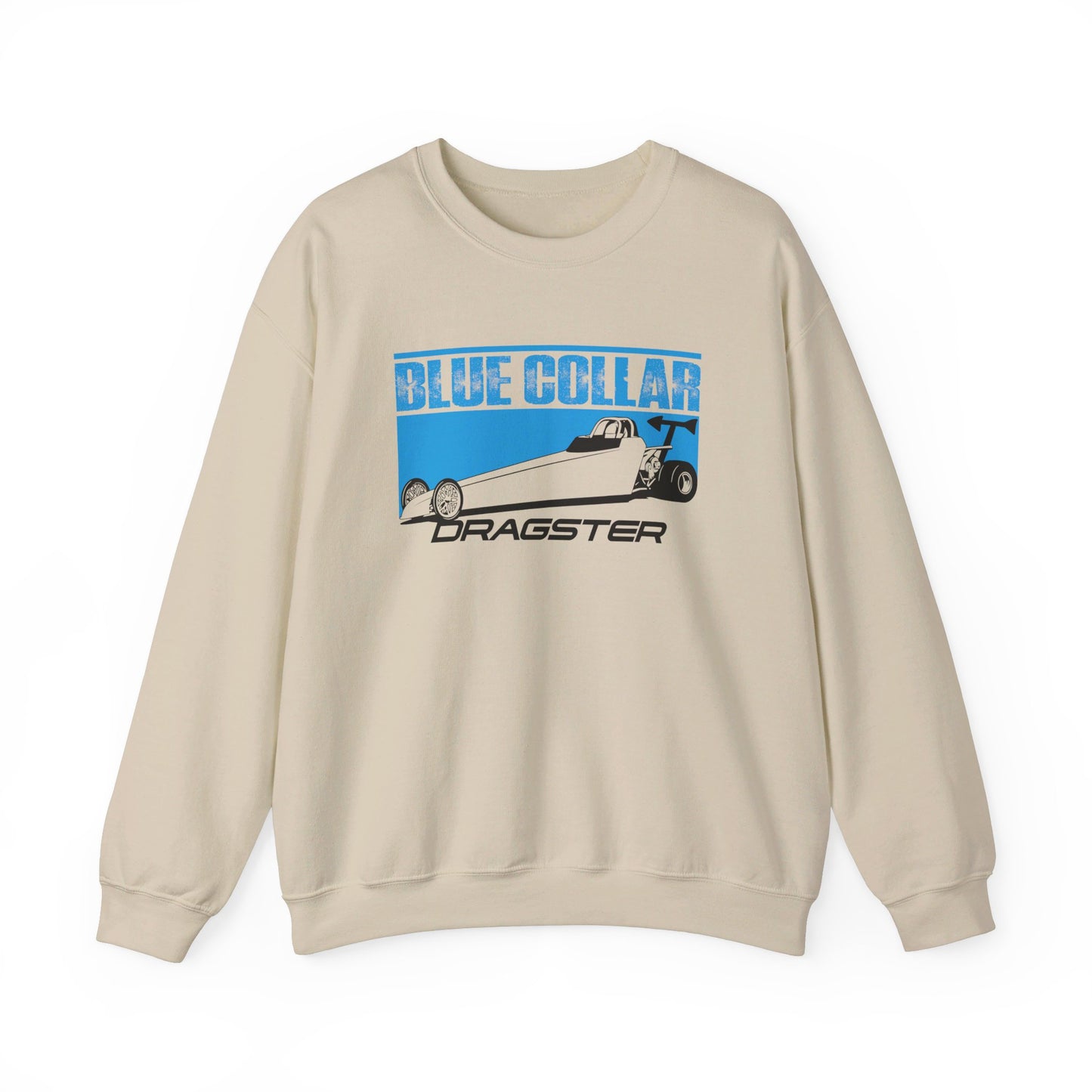 Blue Collar Dragster Crewneck Sweatshirt