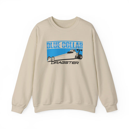 Blue Collar Dragster Crewneck Sweatshirt