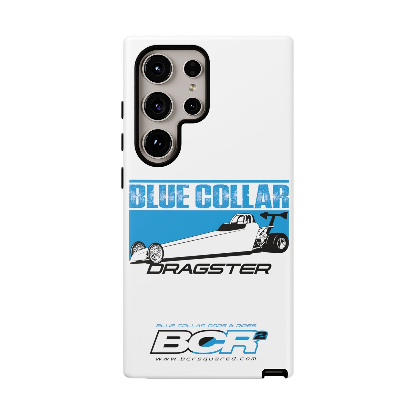 Blue Collar Dragster Phone Cases