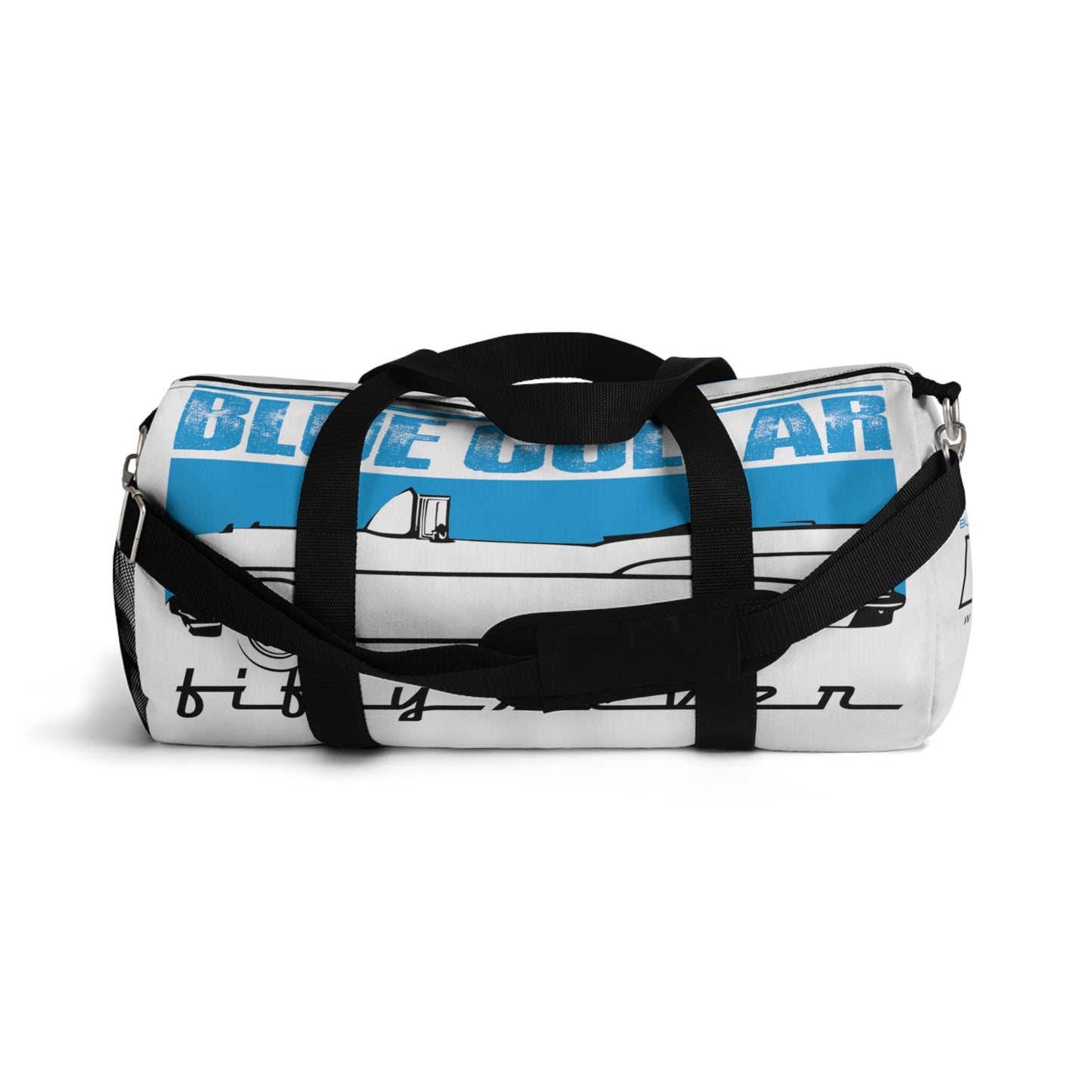 Blue Collar Fifty Seven White Duffel Bag