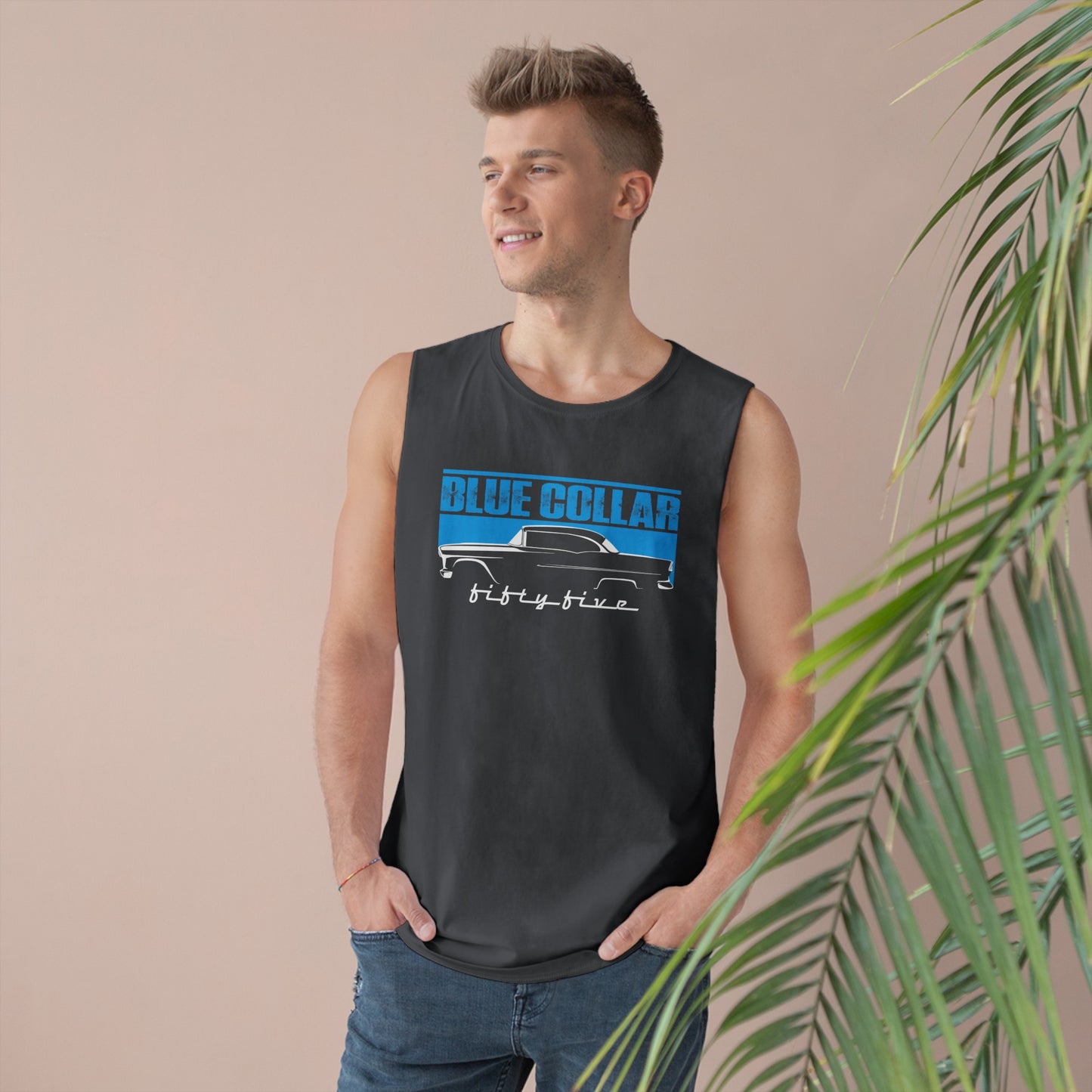 Blue Collar Fifty Five Sleeveless Tee