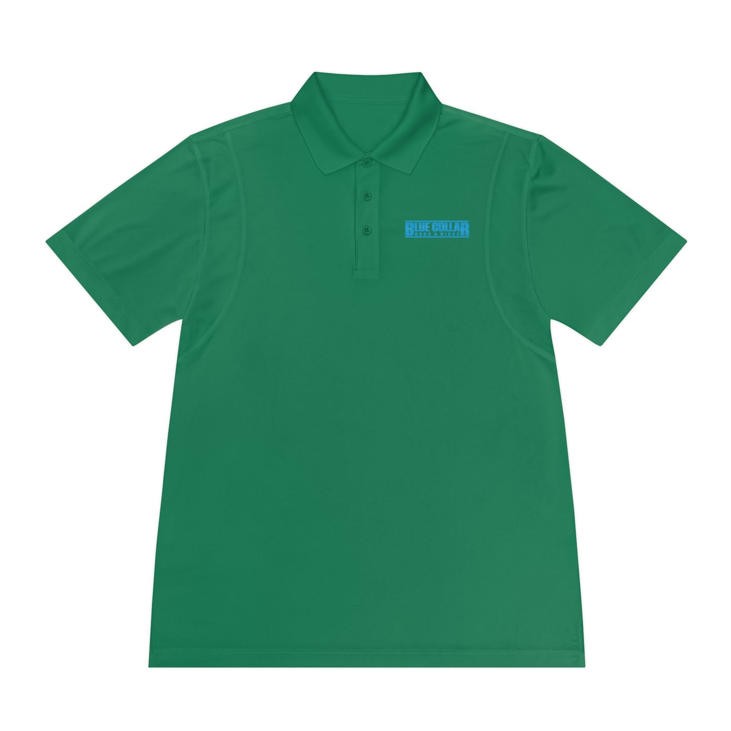 Blue Collar Block Logo Polo Shirt