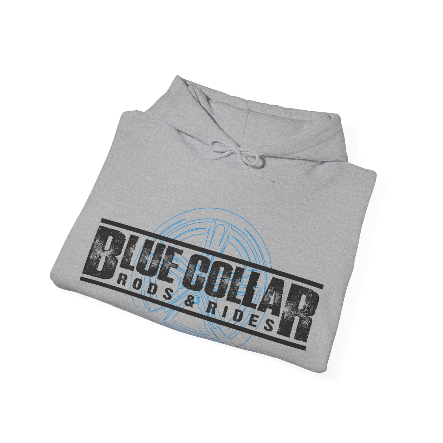 Blue Collar Wheel Hoodie