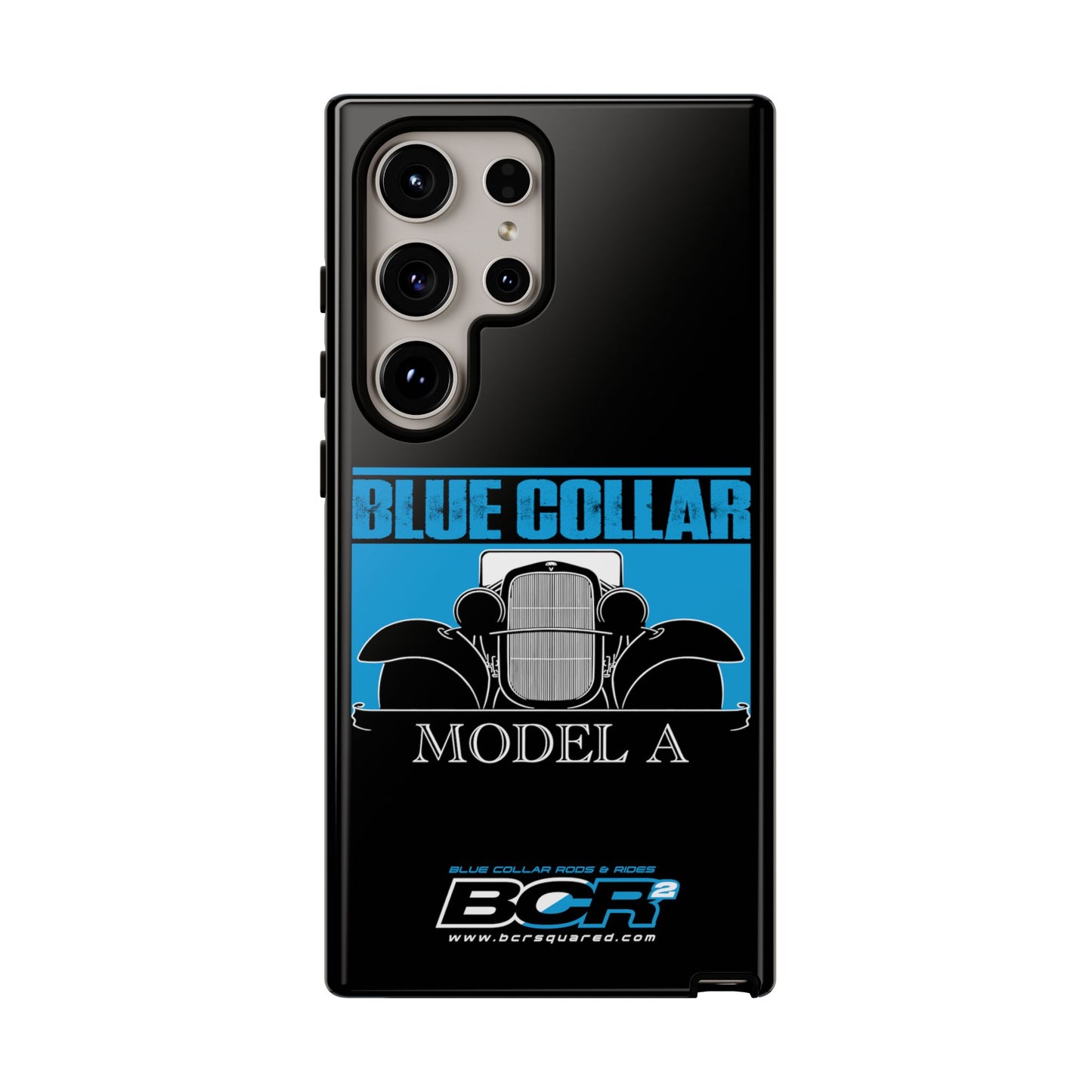 Blue Collar Model A Black Phone Case