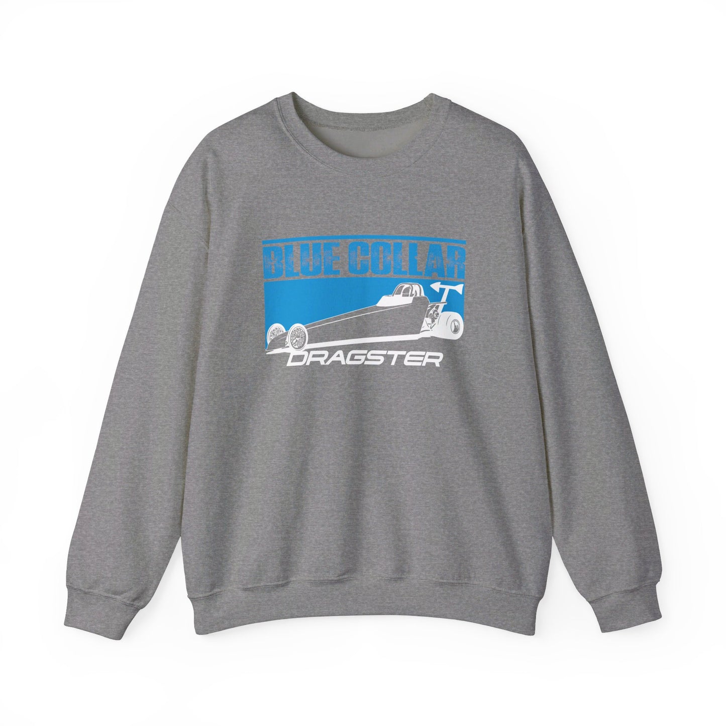 Blue Collar Dragster Crewneck Sweatshirt