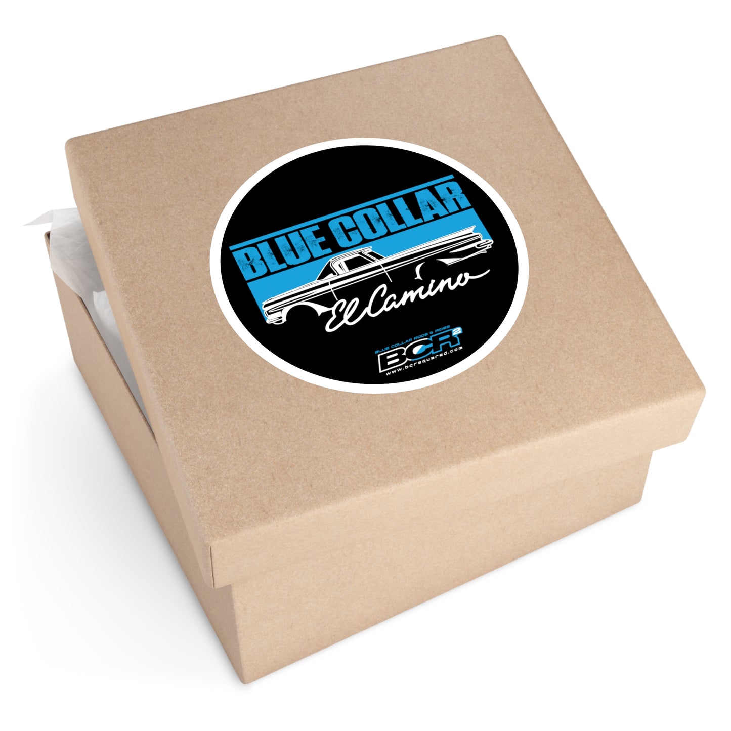 Blue Collar El Camino Sticker