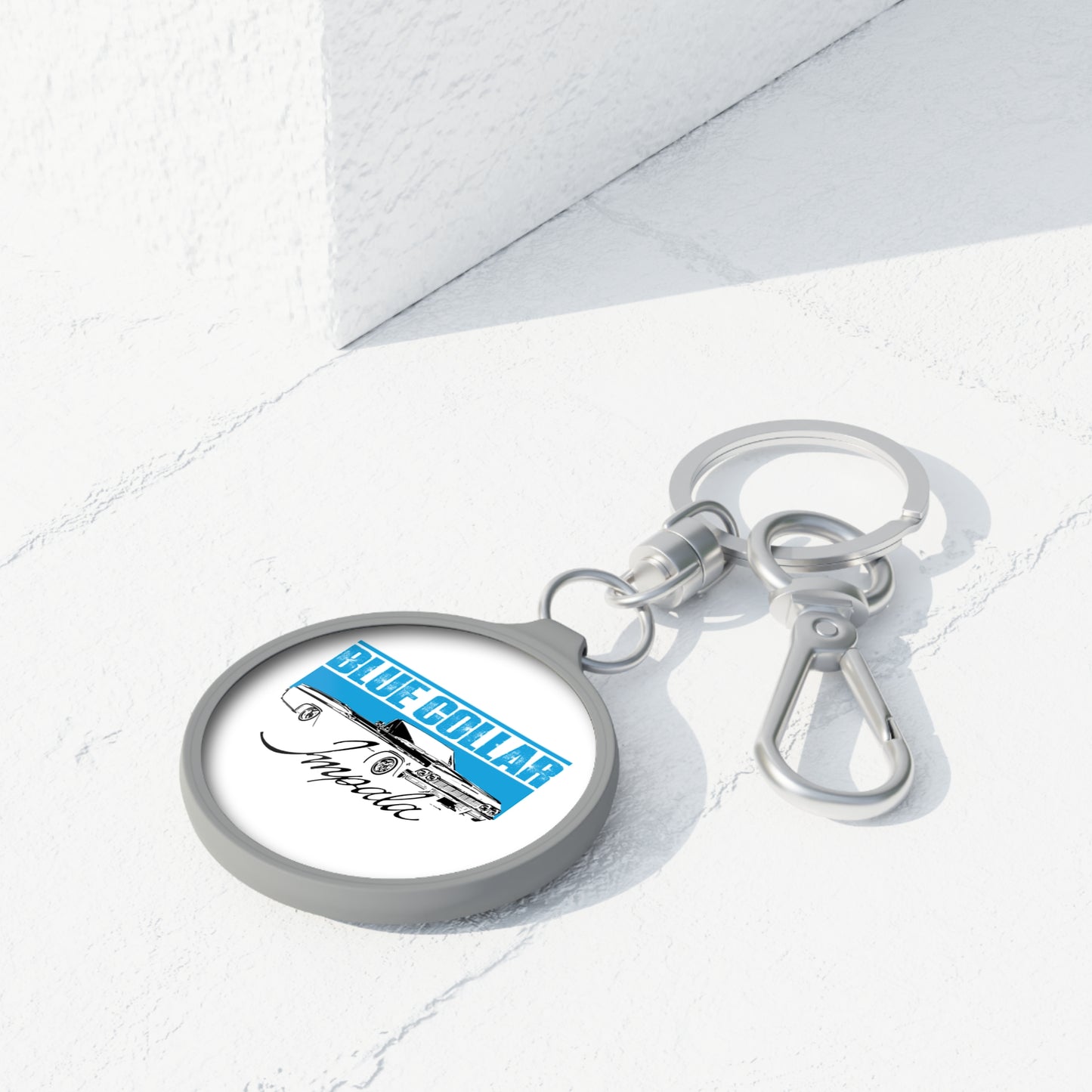 Blue Collar Impala Keychain