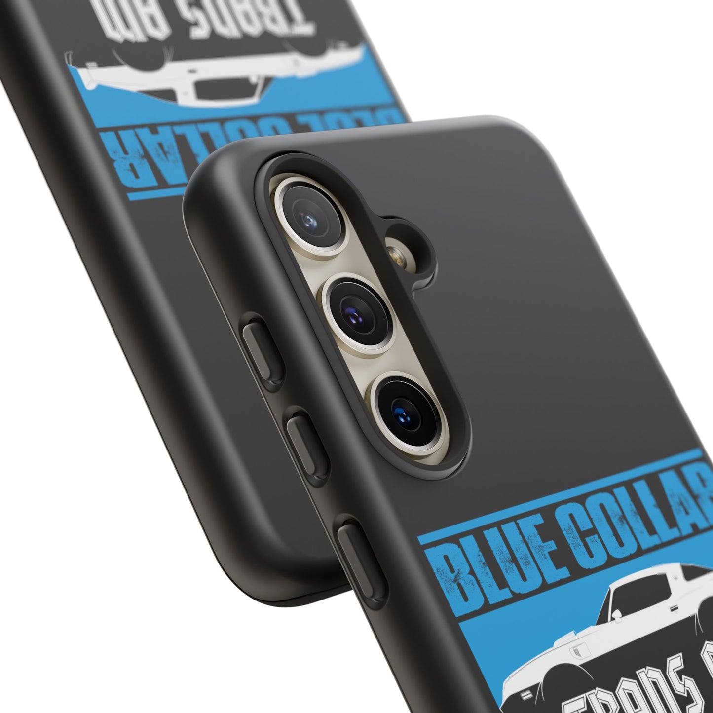 Blue Collar Black Phone Case