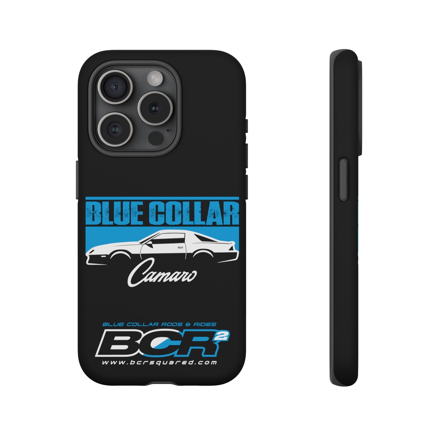 Blue Collar 3rd Gen Camaro Black Phone Cases