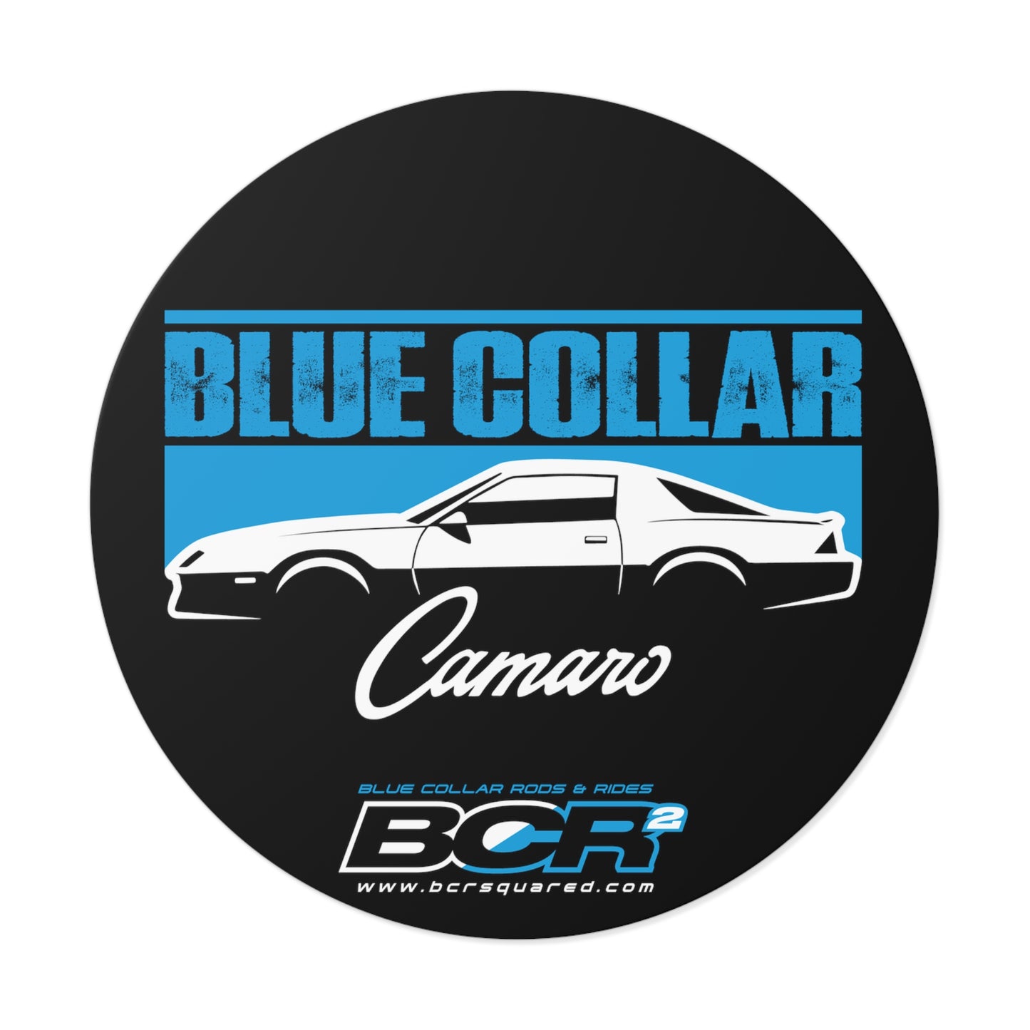 Blue Collar 3rd Gen Camaro Sticker