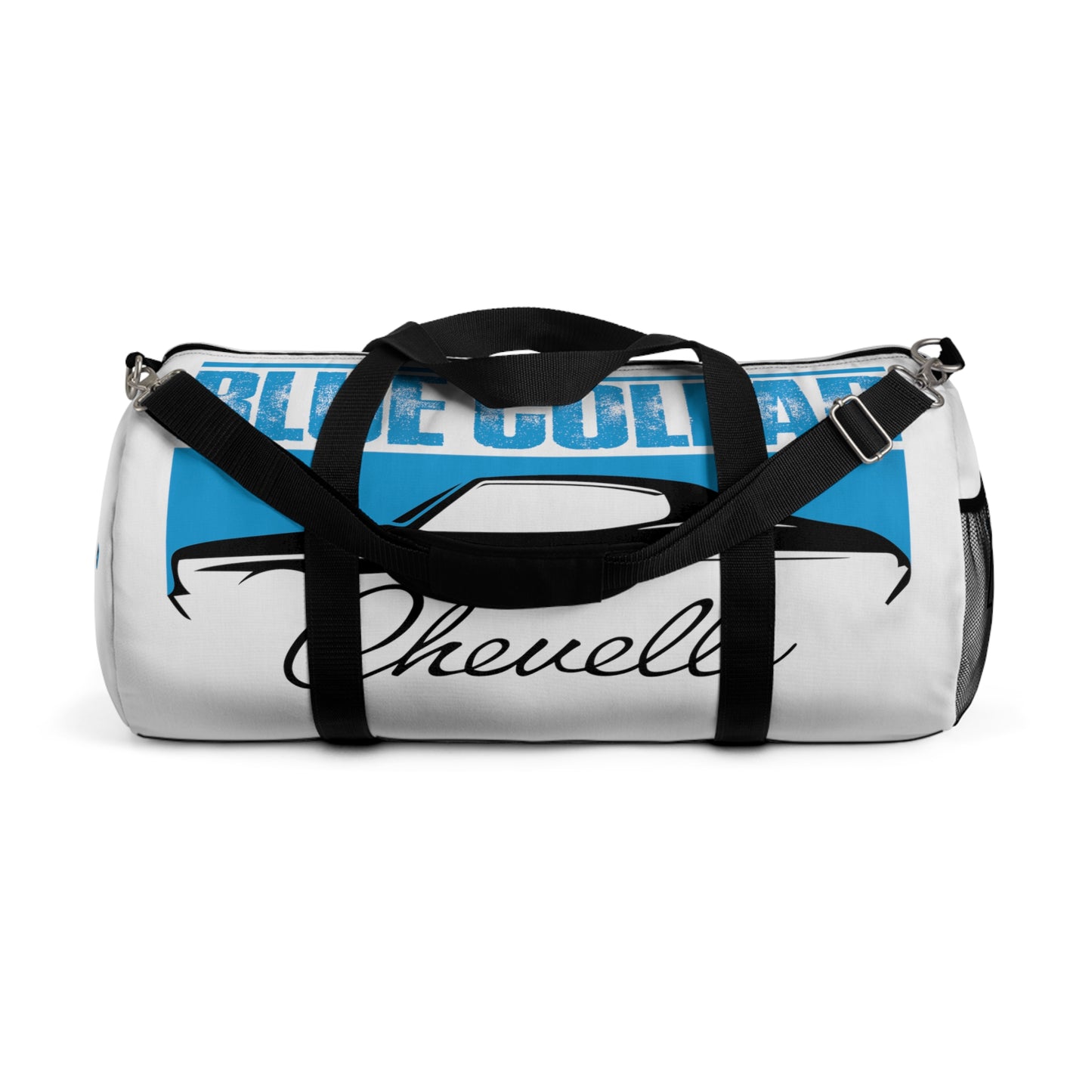 Blue Collar Chevelle White Duffel Bag