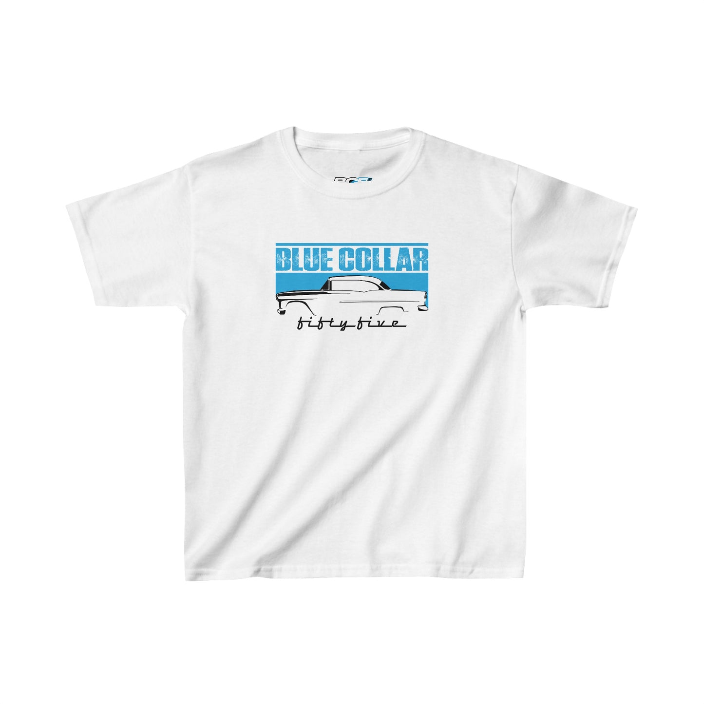 Blue Collar Fifty Five Kids Tee