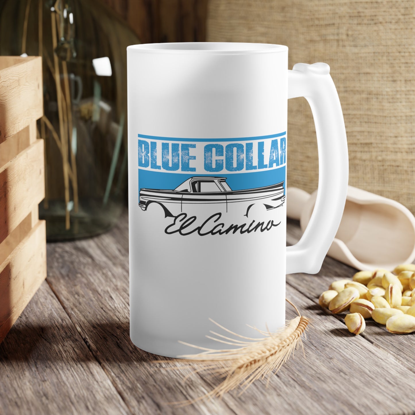 Blue Collar El Camino Frosted Beer Mug