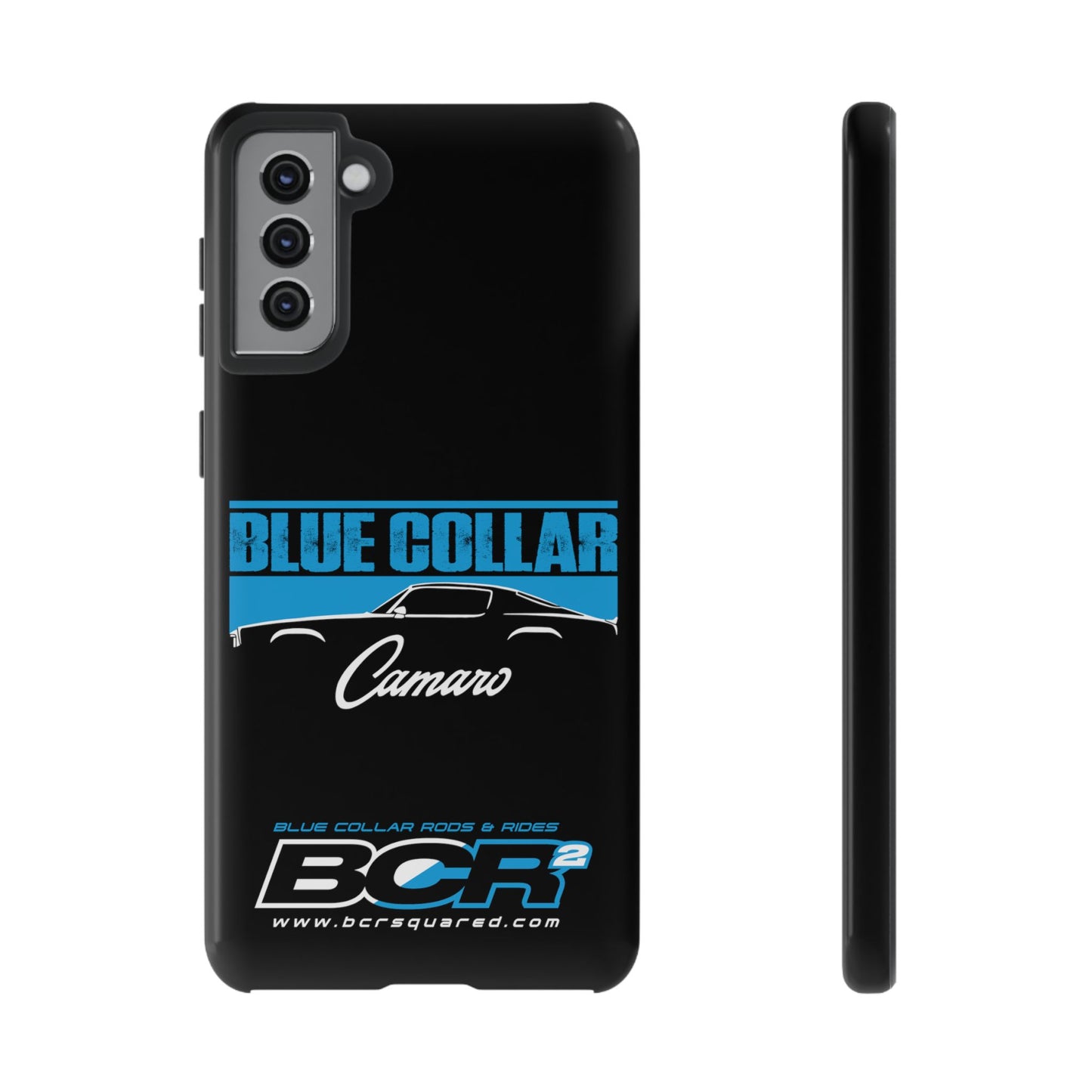 Blue Collar 2nd Gen Camaro Black Phone Cases