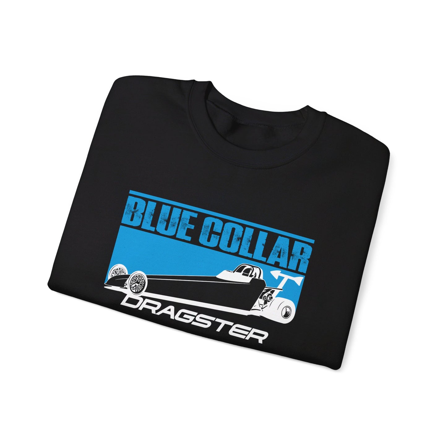 Blue Collar Dragster Crewneck Sweatshirt