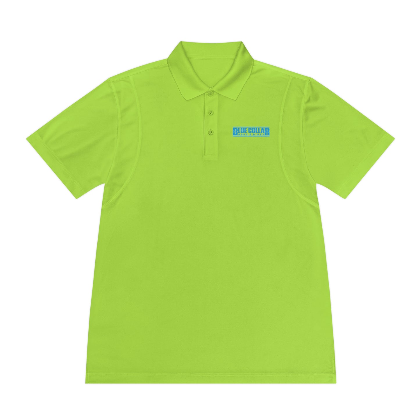 Blue Collar Block Logo Polo Shirt