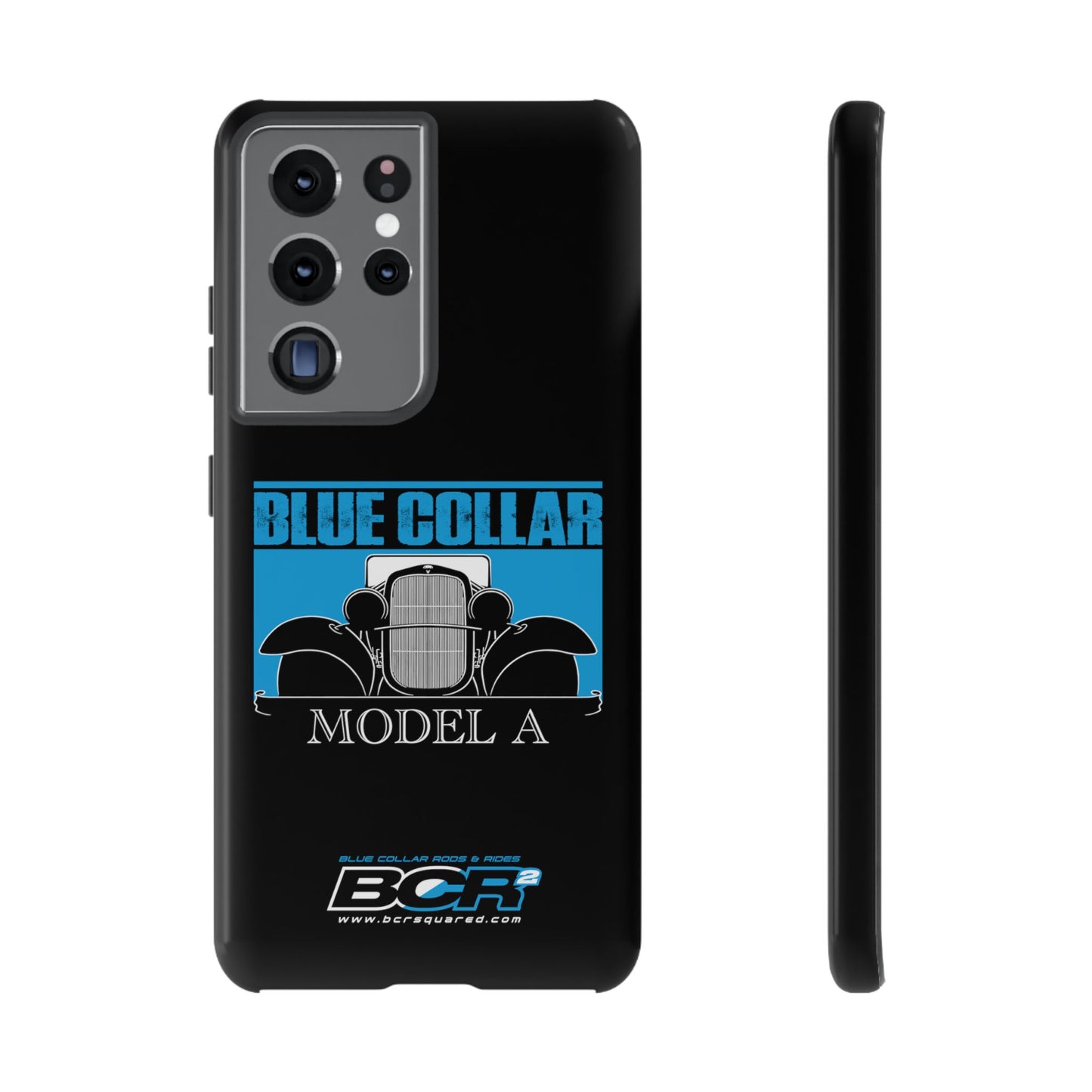 Blue Collar Model A Black Phone Case