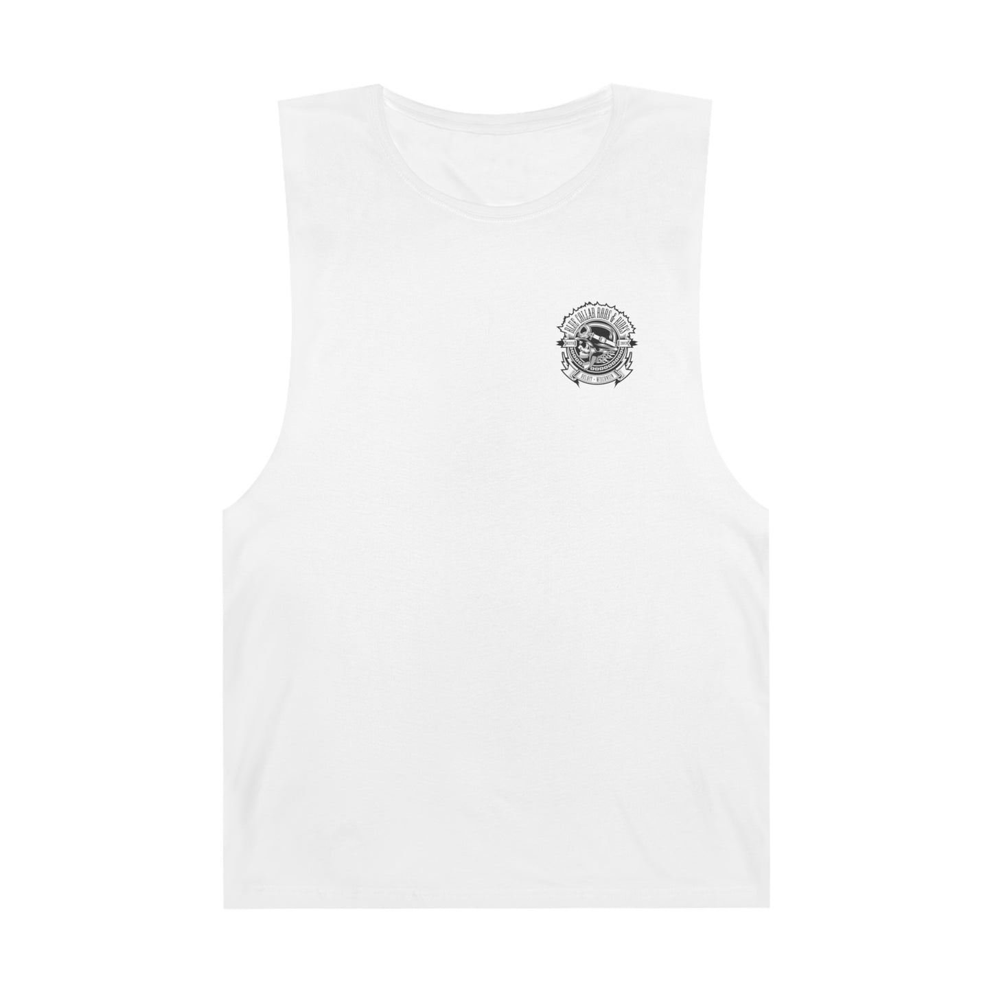 Blue Collar Skull 1 Unisex Sleeveless Tee