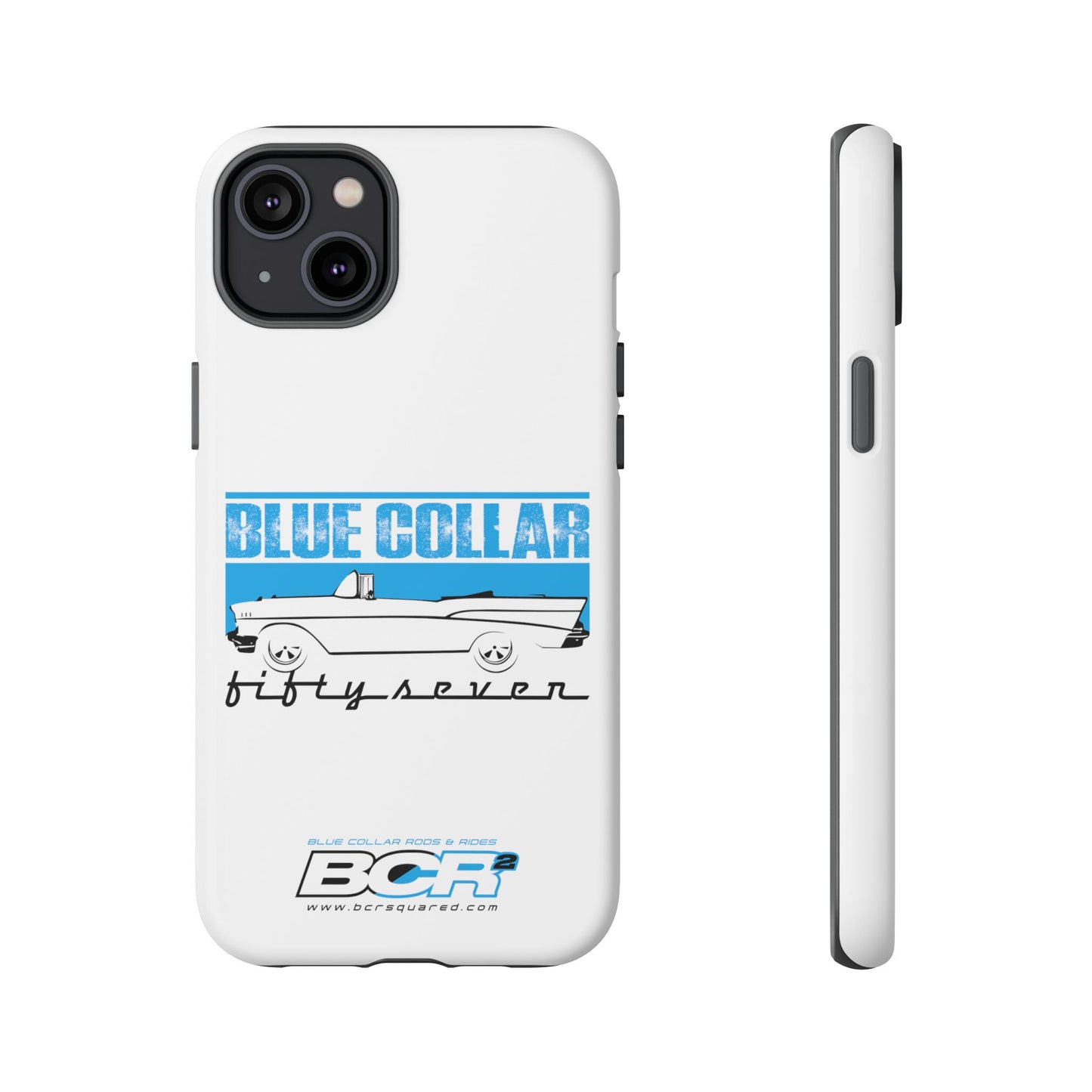 Blue Collar Fifty Seven White Phone Case