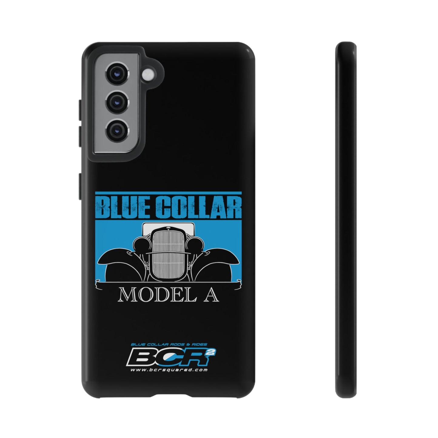 Blue Collar Model A Black Phone Case