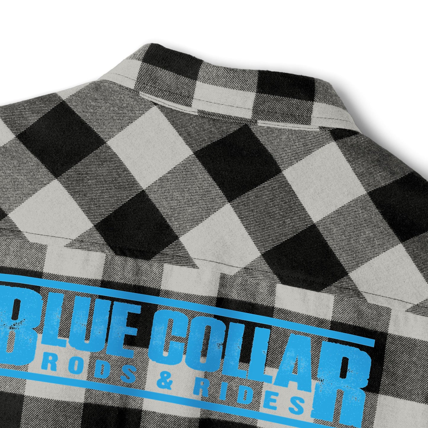 Blue Collar Block Logo Flannel Shirt