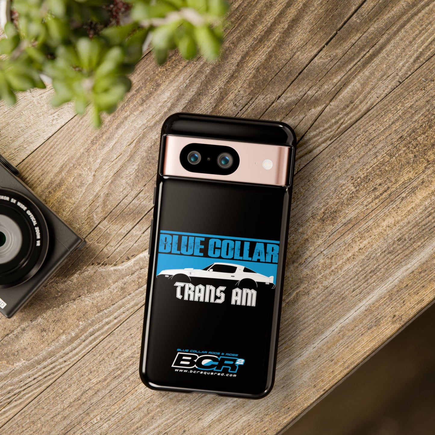 Blue Collar Black Phone Case