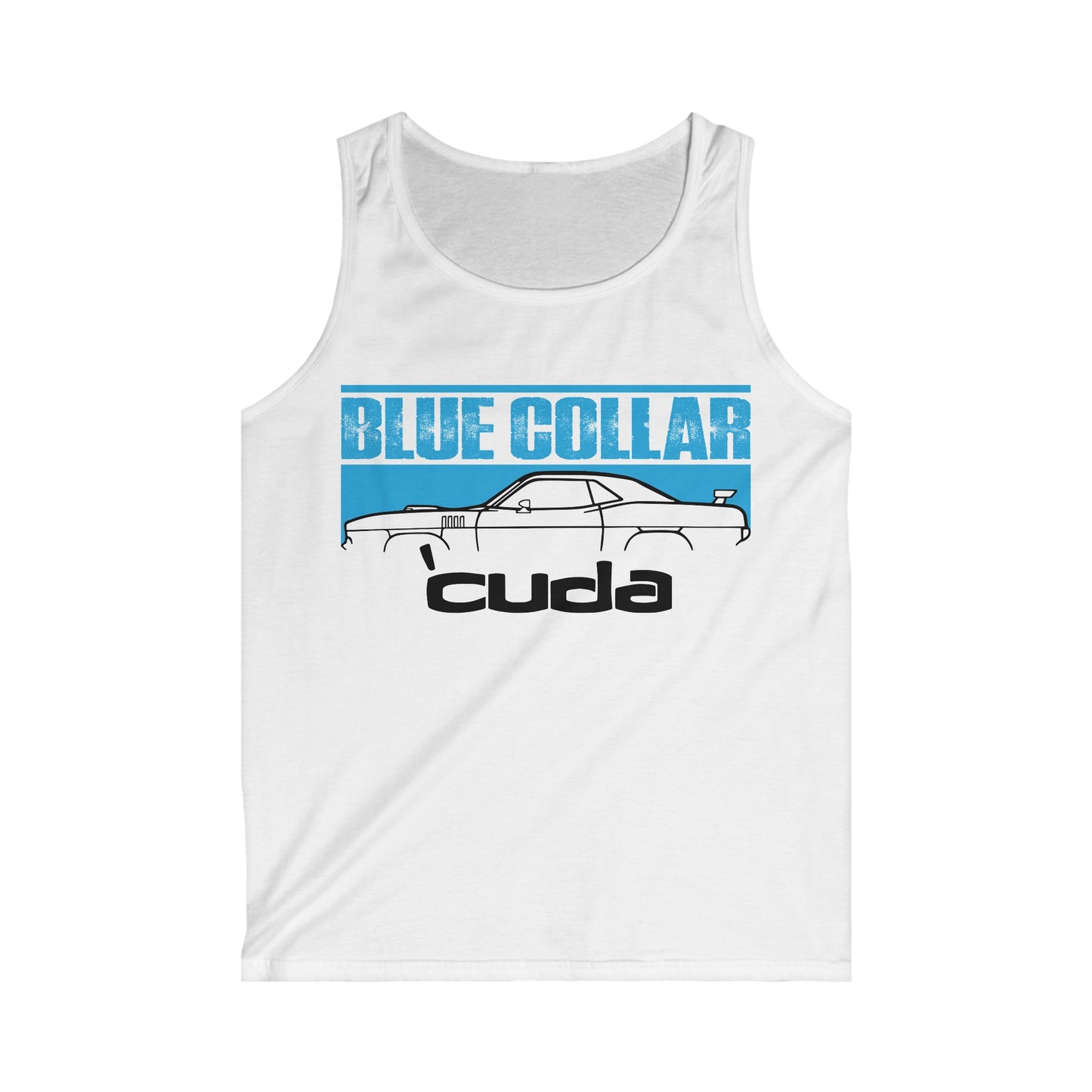 Blue Collar 'Cuda Men's Tank Top