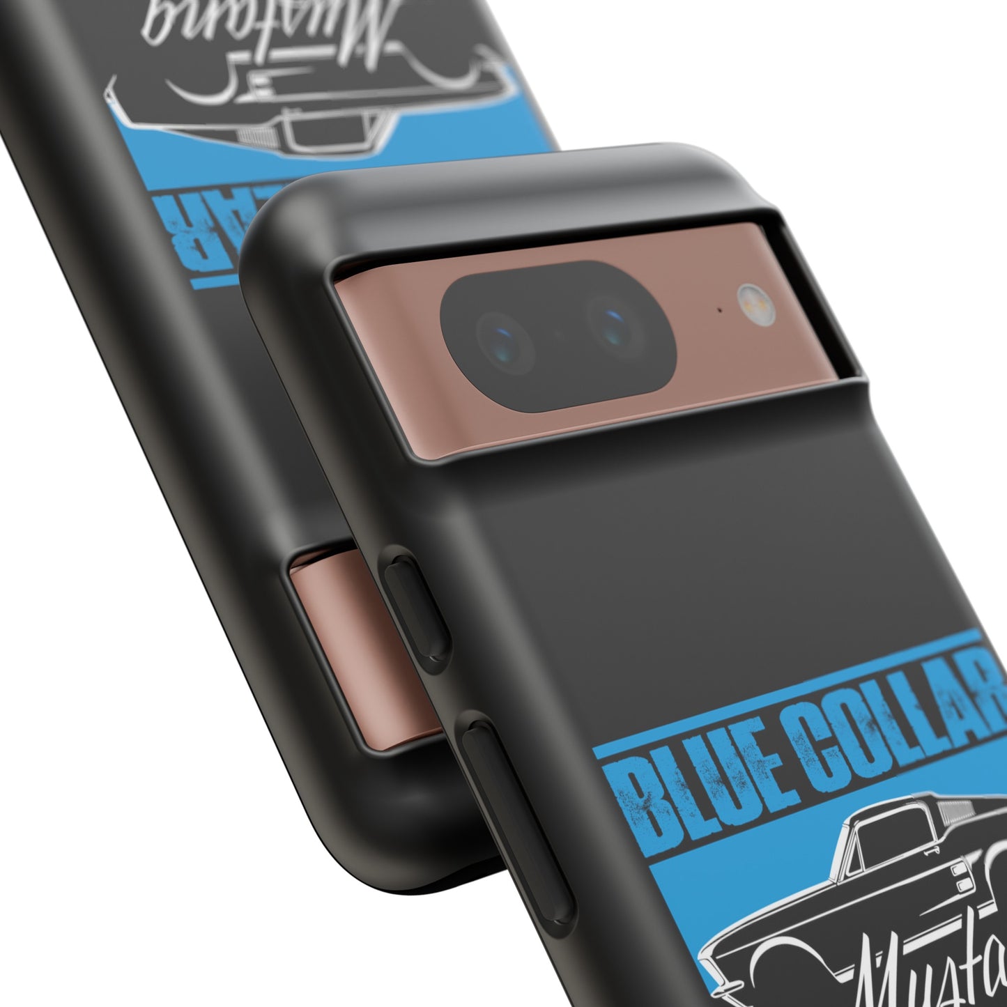 Blue Collar Mustang Black Phone Case