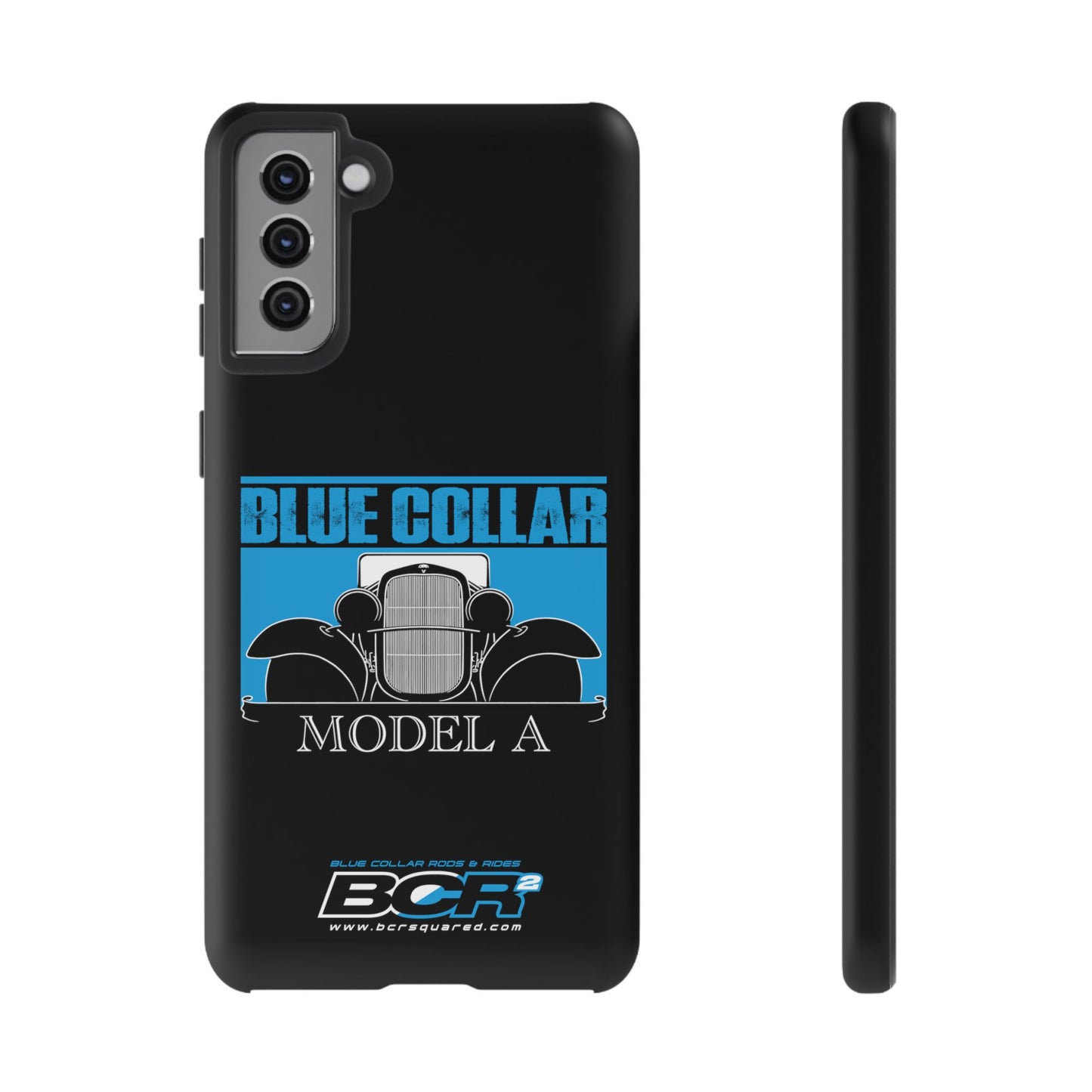 Blue Collar Model A Black Phone Case