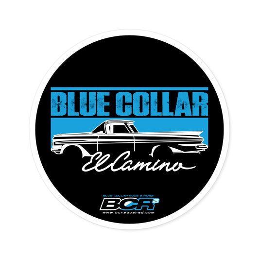 Blue Collar El Camino Sticker