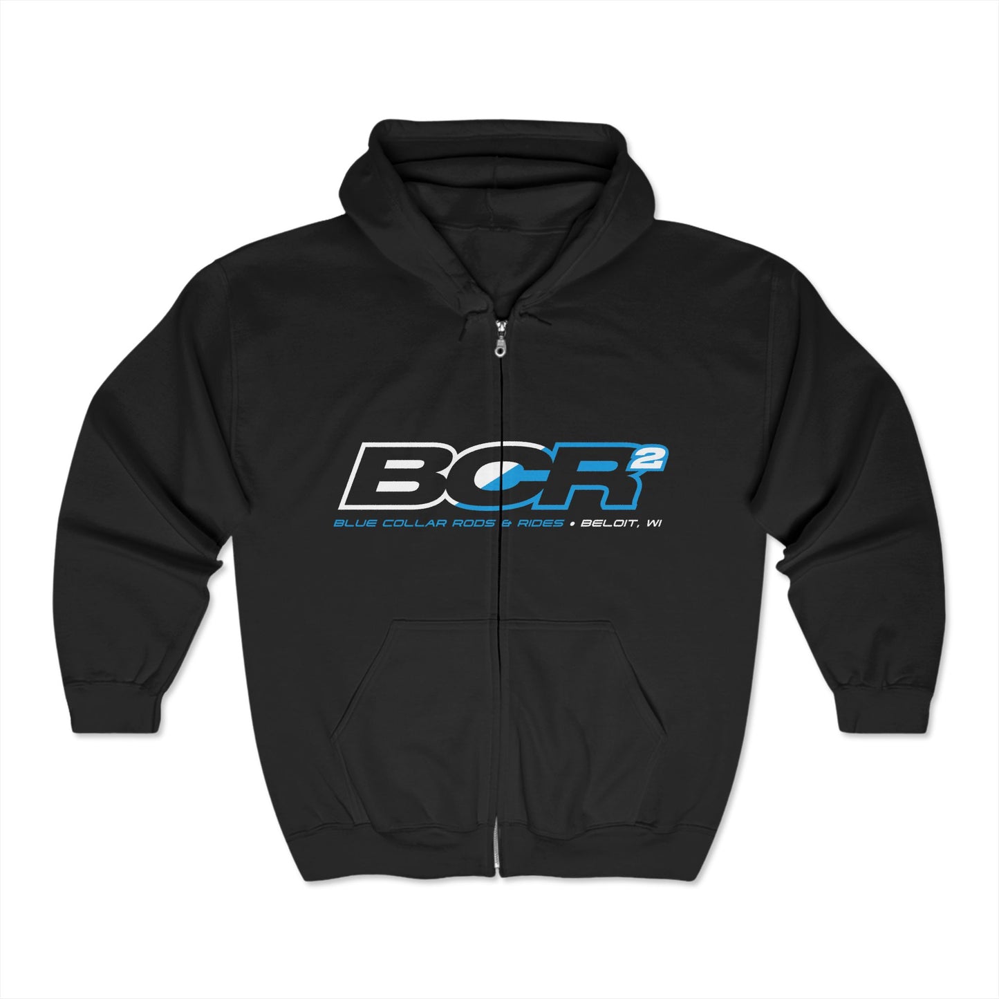 BCR Squared Zip Up Hoodie