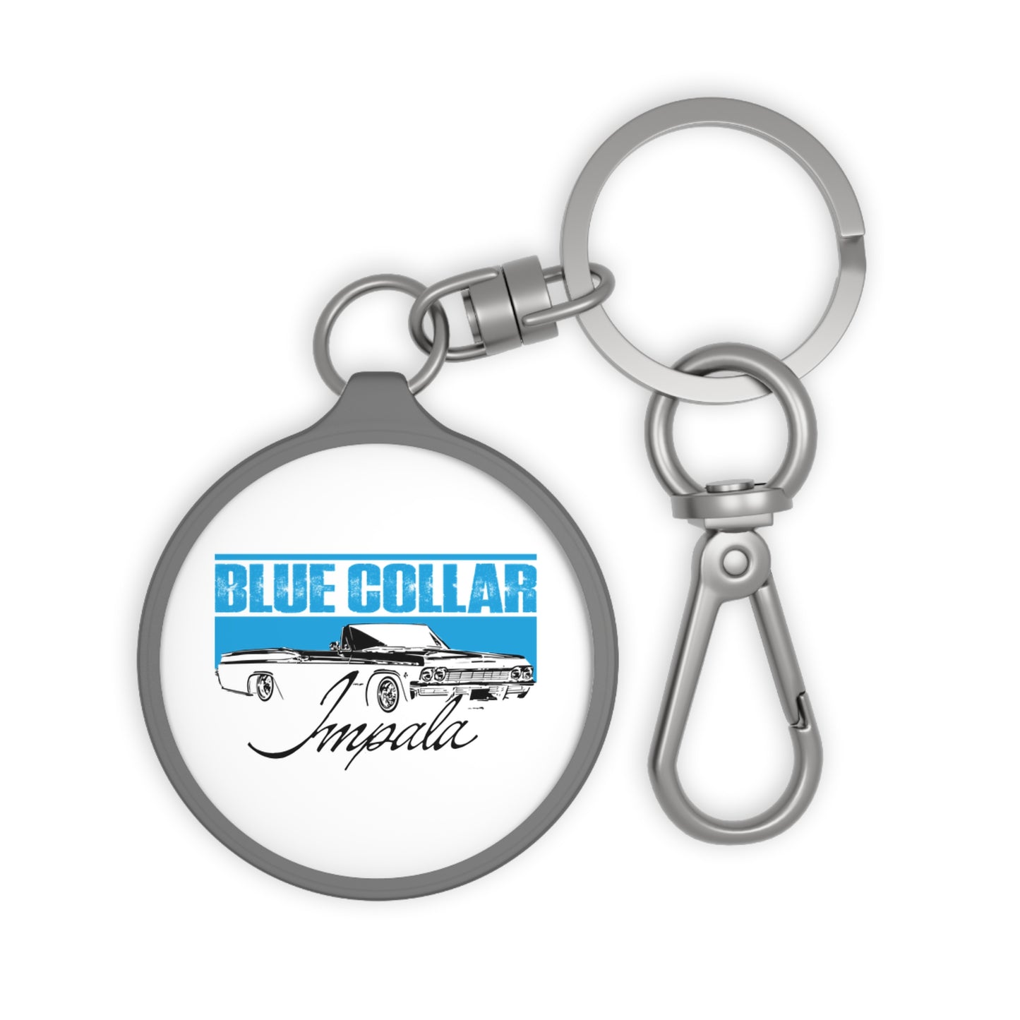 Blue Collar Impala Keychain