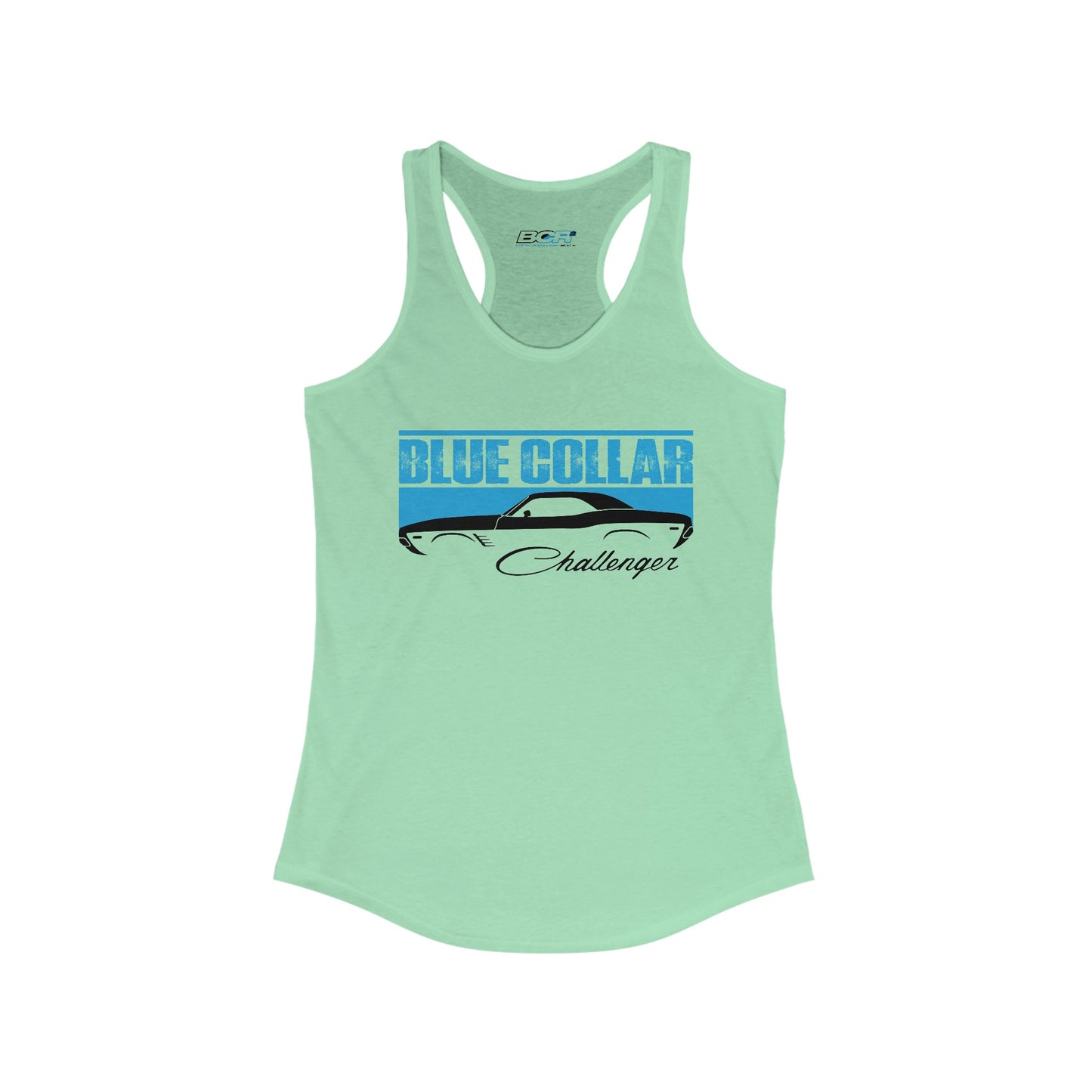 Blue Collar Challenger women's tank top