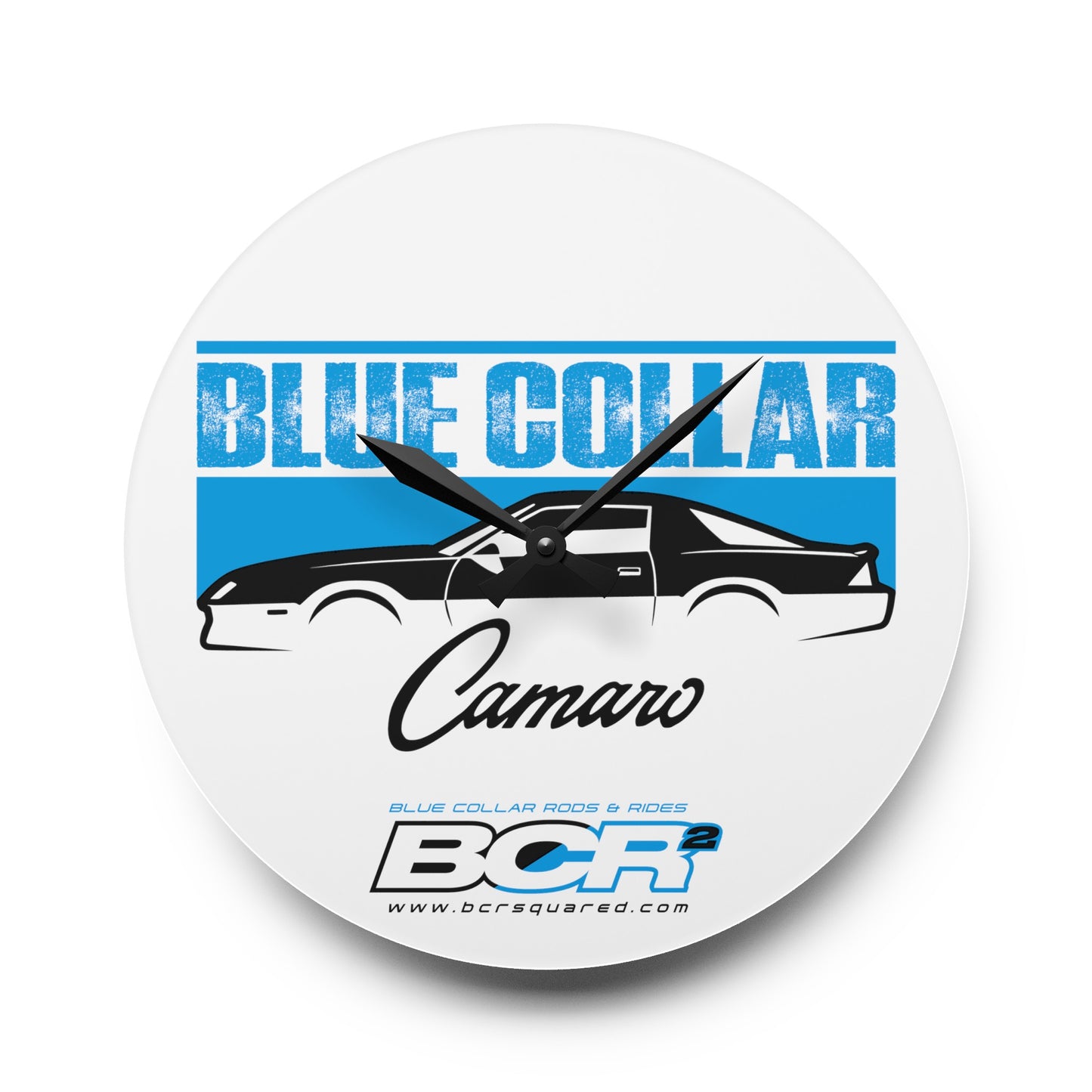 Blue Collar 3rd Gen Camaro Wall Clock