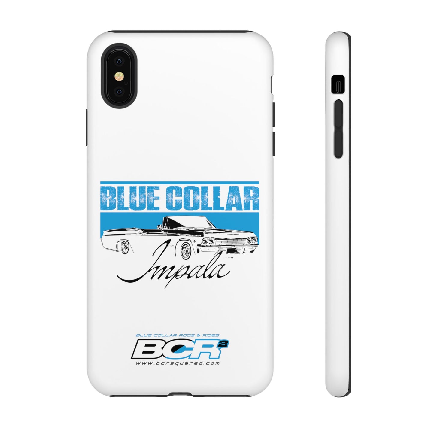 Blue Collar Impala White Phone Cases