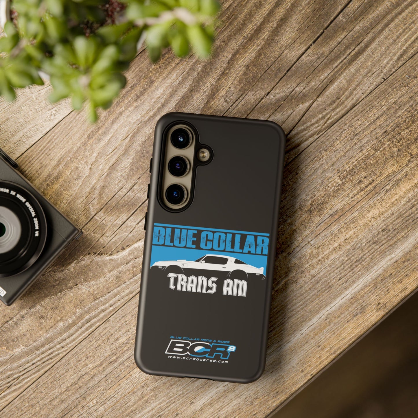 Blue Collar Black Phone Case