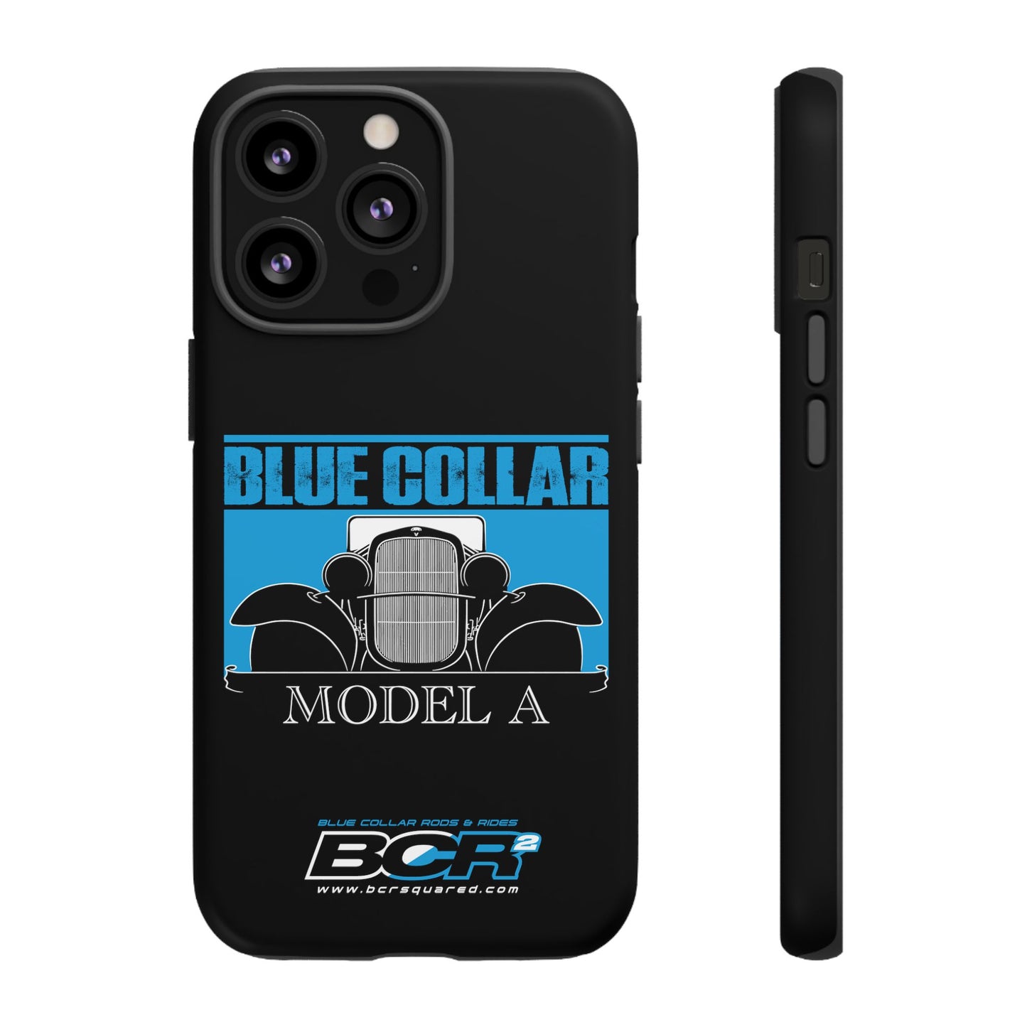 Blue Collar Model A Black Phone Case