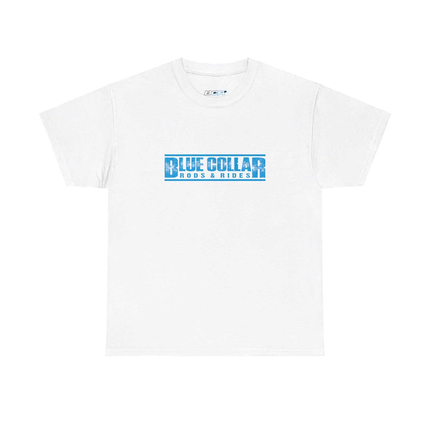 Blue Collar Block Logo Tee