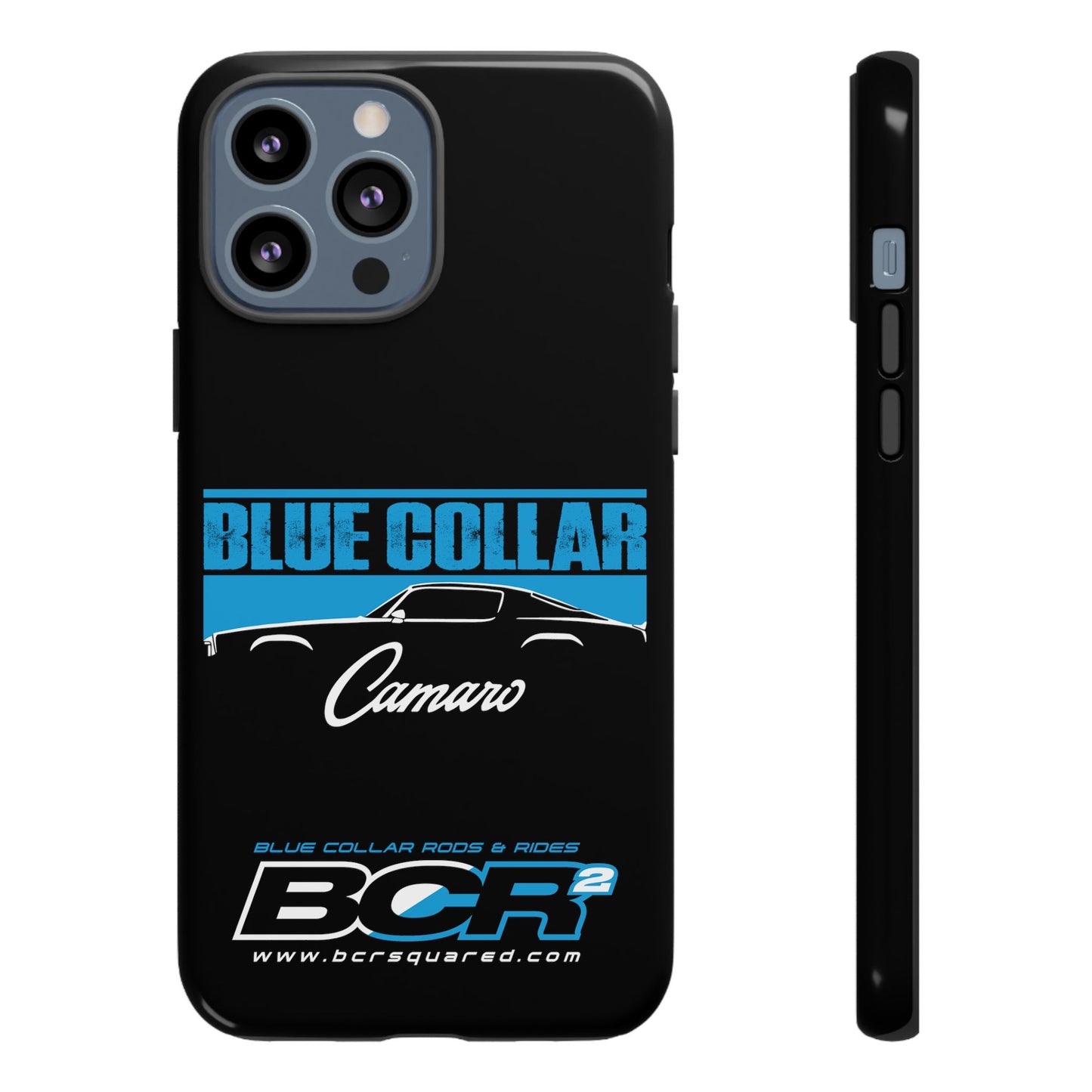 Blue Collar 2nd Gen Camaro Black Phone Cases