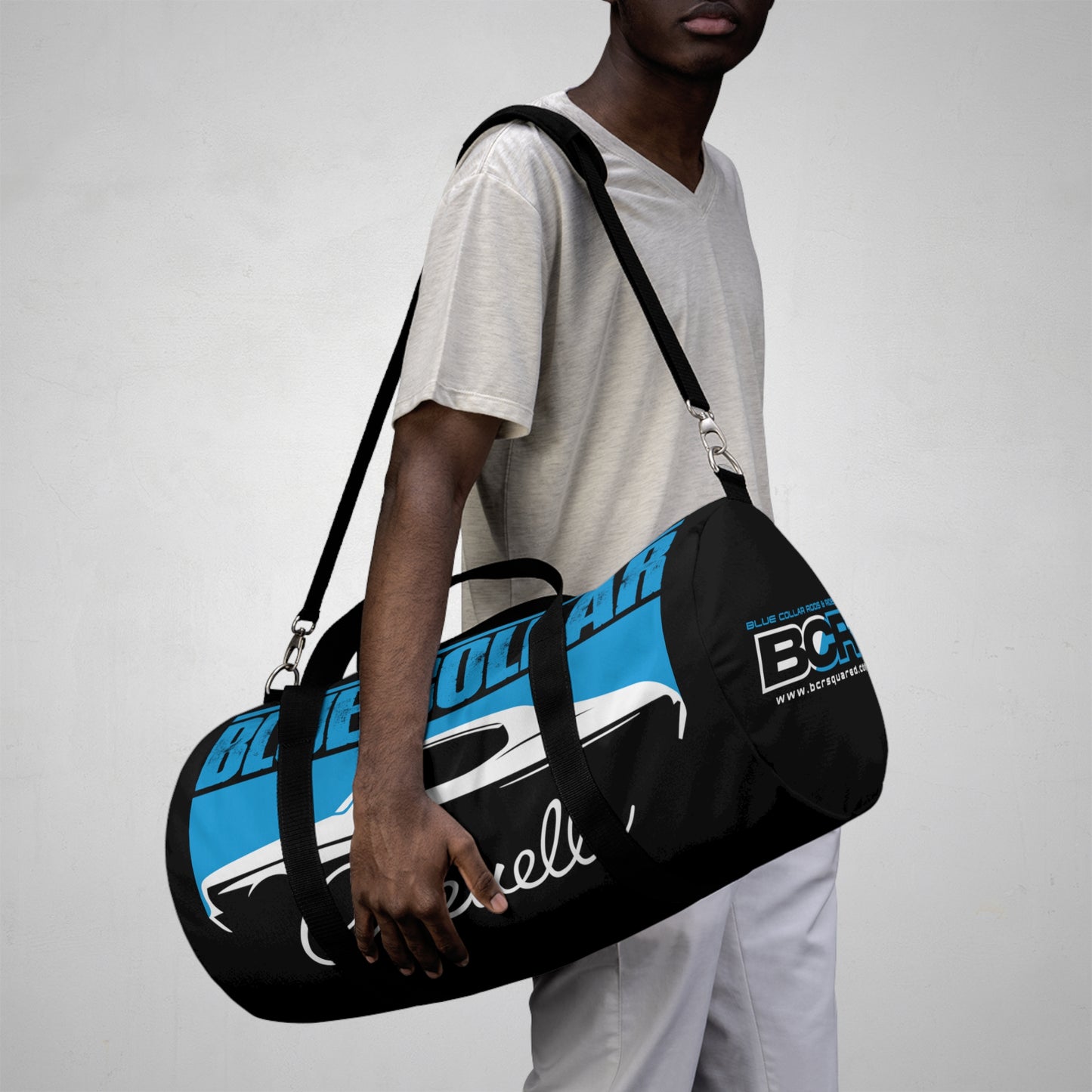 Blue Collar Chevelle Black Duffel Bag