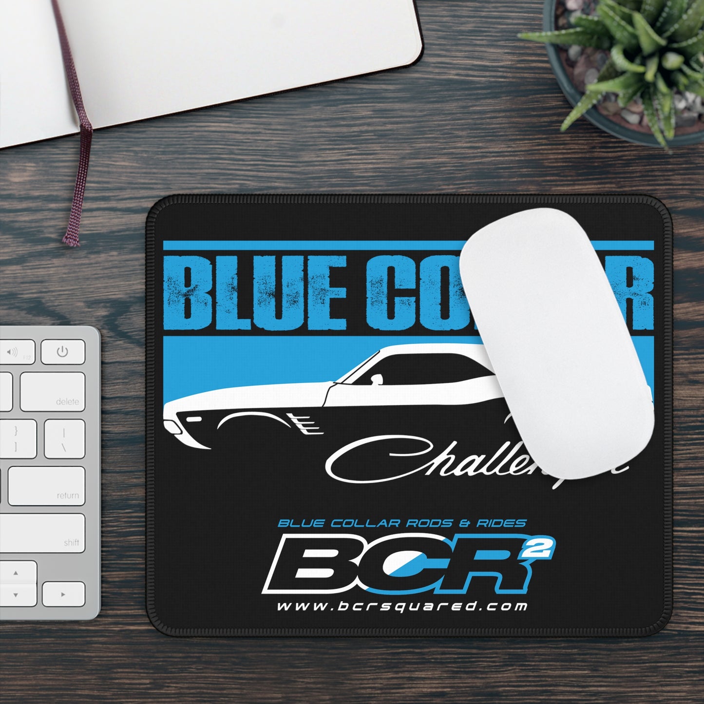 Blue Collar Challenger Mouse Pad