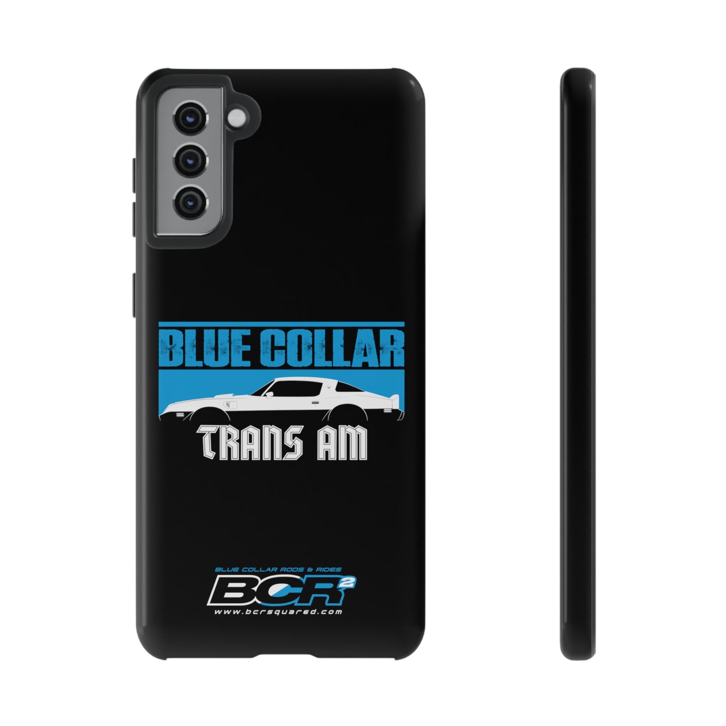 Blue Collar Black Phone Case