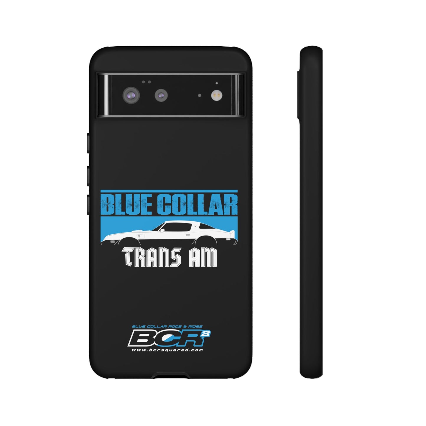 Blue Collar Black Phone Case