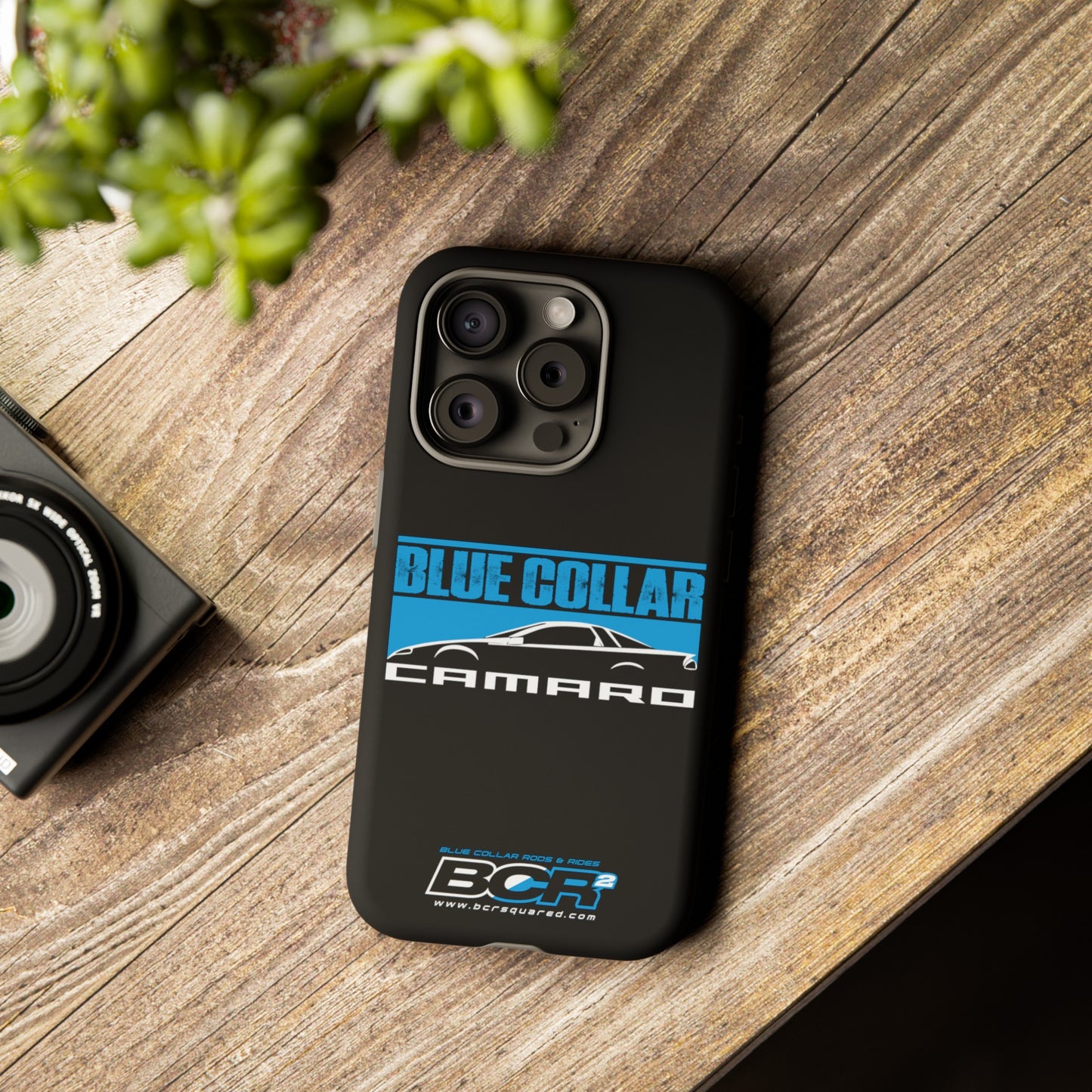 Blue Collar 4th Gen Camaro Black Phone Cases