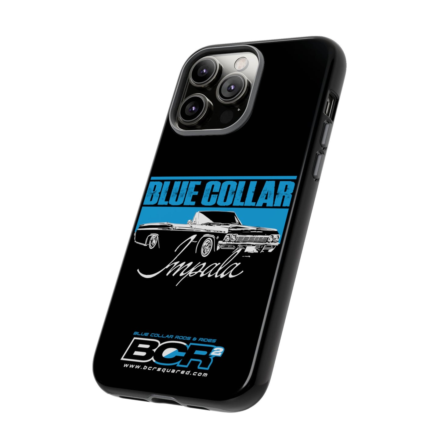 Blue Collar Impala Black Phone Cases