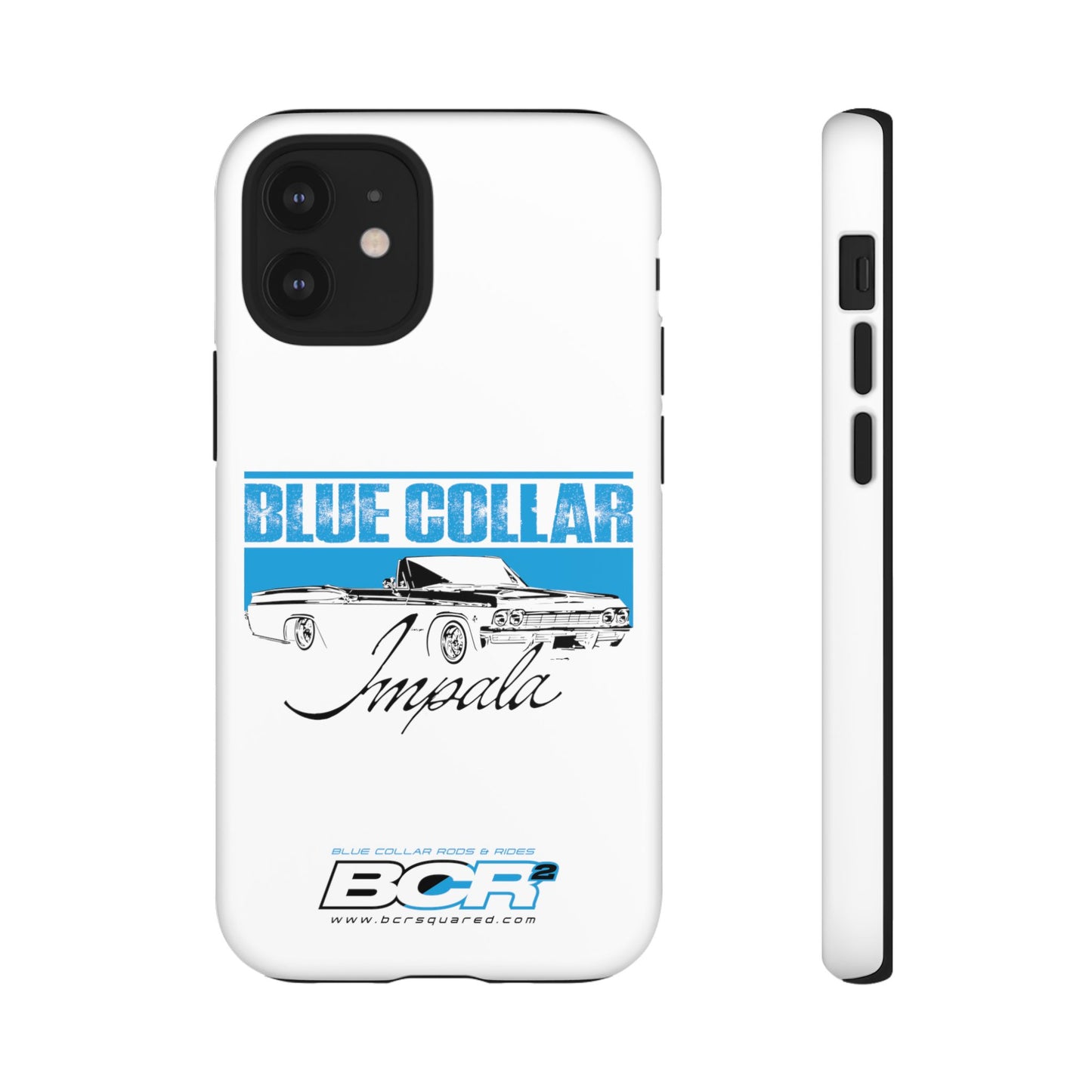 Blue Collar Impala White Phone Cases