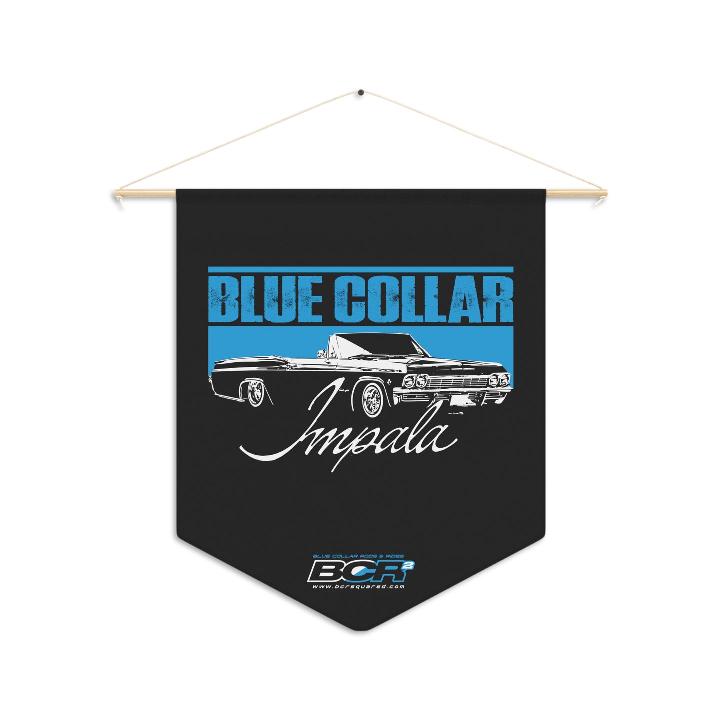 Blue Collar Impala Pennant Banner