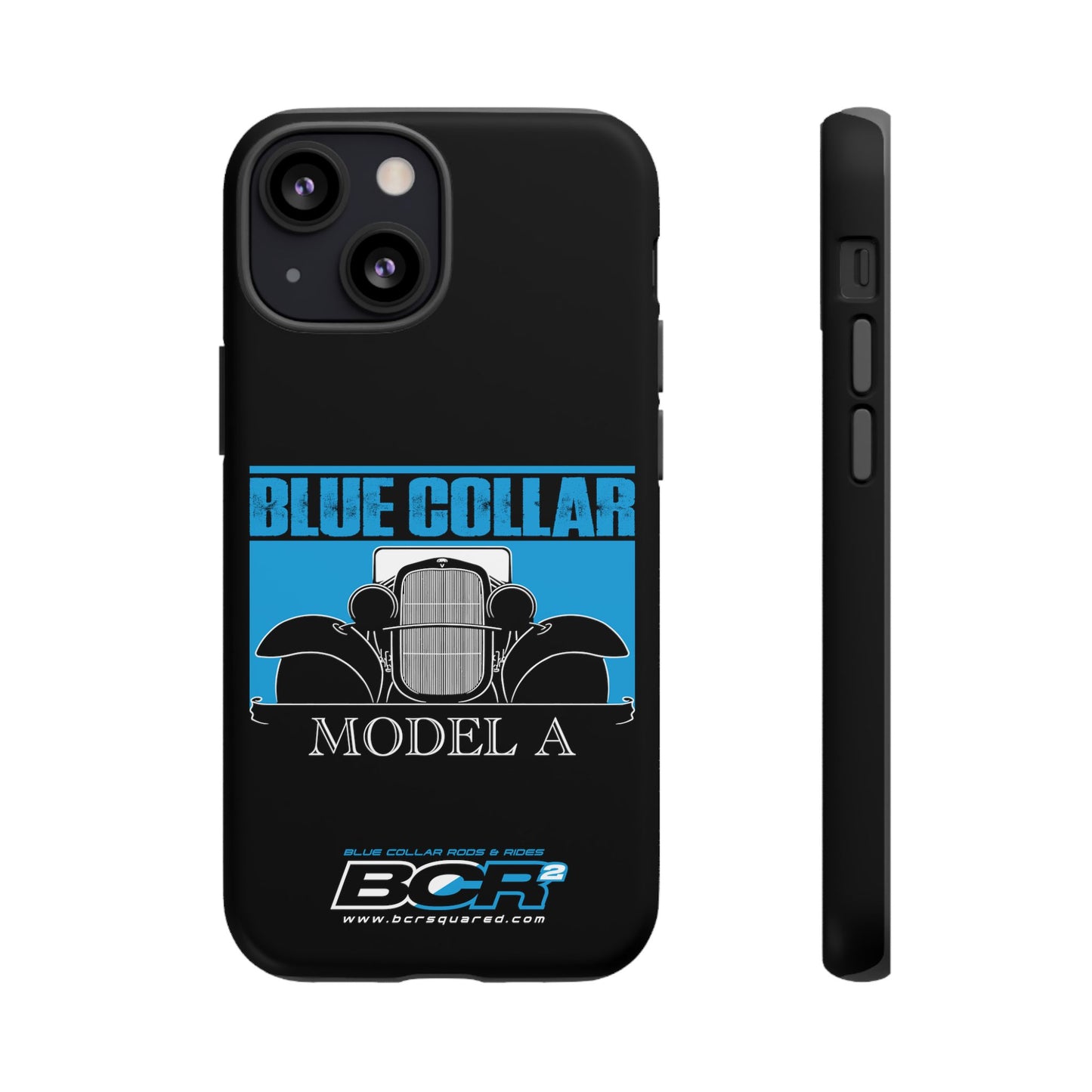 Blue Collar Model A Black Phone Case