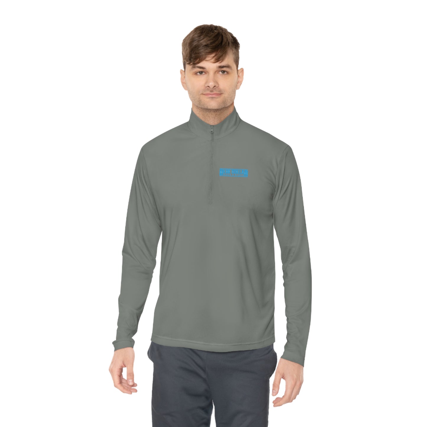 Blue Collar Block Logo Quarter-Zip Pullover